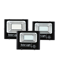 Lampu Jalan Tenaga Surya RGB 400W All-In-One Berdaya Tinggi, Lampu Sorot LED Tahan Air IP66 dengan Bodi Aluminium, Pilihan Daya 100W-300W