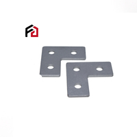 Forte de canal de plaque en L antisismique personnalisée Raccords de support unistrut en acier galvanisé Traitement de flexion OEM en acier métallique