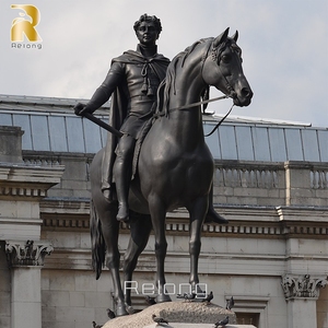 Outdoor Custom Antique Bronze Figure Statue of <strong>Templar</strong> <strong>Knight</strong> - Product Image 3