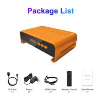 Récepteur satellite arabe d'origine usine, boîtier TV IP en plastique, 12 mois, numérique HD GX6605H, compatible CC CAM