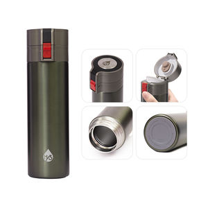 Lujo personalizado colorido <span class=keywords><strong>16</strong></span> oz de acero inoxidable Vacío Térmico Bpa libre caliente/agua fría botella de frasco para beber con tapas - Product Image 4