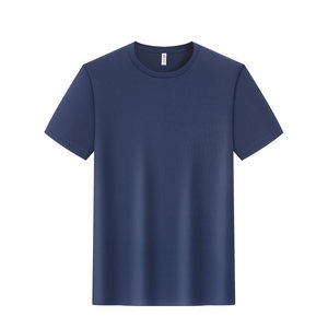 Camiseta Promocional Gris de Color Sólido, Fibra de Poliéster, Ropa Informal Delgada - Product Image 3