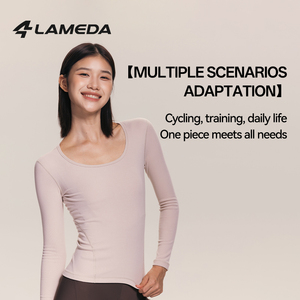Fabricante de Ropa Interior Térmica de Roca Volcánica para Mujer, Marca Privada LAMEDA, Logotipo Personalizado, Ropa Interior de Ciclismo de Invierno - Product Image 5