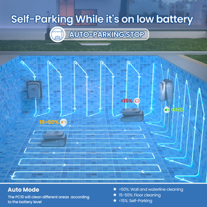 <span class=keywords><strong>Robot</strong></span> Limpiafondos Inalámbrico AIRROBO TBPC20 para Piscinas de Resorts, con Triple Motor, Filtro de Limpieza Automática, Ecológico - Product Image 3