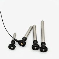Pin Pegas Berlubang Diameter Kepala 16mm Pin Pengunci Beralas Aksesori Peralatan Pengunci Cepat/Penghubung