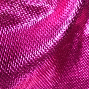 Tela Metálica Brillante <span class=keywords><strong>Roja</strong></span> <span class=keywords><strong>Liverpool</strong></span> de Poliéster con Burbujas para Confección de Prendas y Manualidades para Niñas - Elástica y Resistente a las Arrugas - Product Image 2