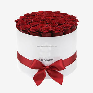 Regalos de Babyshower, decoración de fiesta, larga duración, estabilizado, eterno, para siempre, encantado, inmortal, Rosa en caja, flor preservada - Product Image 4