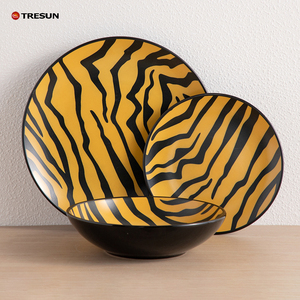Service de table en porcelaine céramique, 18 pièces, thème animalier, fabrication chinoise TRESUN, directement de l'usine, OEM, pas cher, pour 6 personnes. - Product Image 5