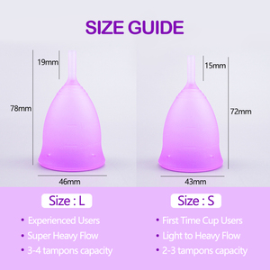 Eco Friend Copa de medición Copa Menstrual Colector menstrual de silicona de grado médico - Product Image 5