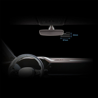 Caméra embarquée DDPAI Mini Pro avec rétroviseur, surveillance de stationnement 24/7, double objectif, grand angle 330°, enregistreur vidéo nocturne 1080p, WiFi