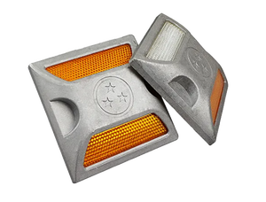 Дорожные светоотражающие маркеры из литого алюминия с песочным наполнением для обозначения опасных участков автомагистралей - Product Image 2