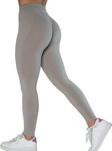 Leggings Deportivos para Mujer, Control de Abdomen, Sin Costuras, Efecto Scrunch, Poliamida, Bloques de Color, Resistentes a las Arrugas, Yoga Completo - Product Image 3