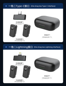 Micrófono de Condensador Inalámbrico con Cancelación de Ruido AI, Conector Tipo C, Portátil para Enseñanza, Compatible con Todos los Dispositivos - Product Image 5