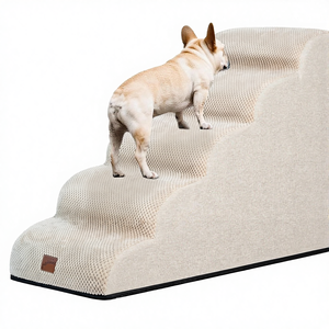 Stevige waterdichte hondentrappen 5-traps duurzame schuimtrap antislip veilig voor oudere grote honden bank bed - Product Image 1