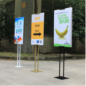 プロモーションKtボードディスプレイラック錬鉄看板ポスターフレーム床立ちショッピングモール広告ディスプレイスタンド - Product Image 5