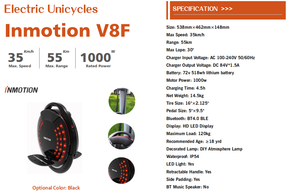 Trottinette électrique V Smart Scooter V8F, monocycle, batterie au lithium, auto-équilibrante, pour adultes - Product Image 3