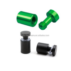 Thép Không Gỉ Vàng Vàng Bạc Trắng Đen Gương Kính Quảng Cáo Dấu Hiệu Gắn Chủ Standoff Vít Móng Tay Cho Thủy Tinh - Product Image 5