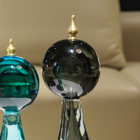 Vases en verre soufflé artisanal Murano, gouttes colorées, vases colorés de designers, décoration intérieure de la maison