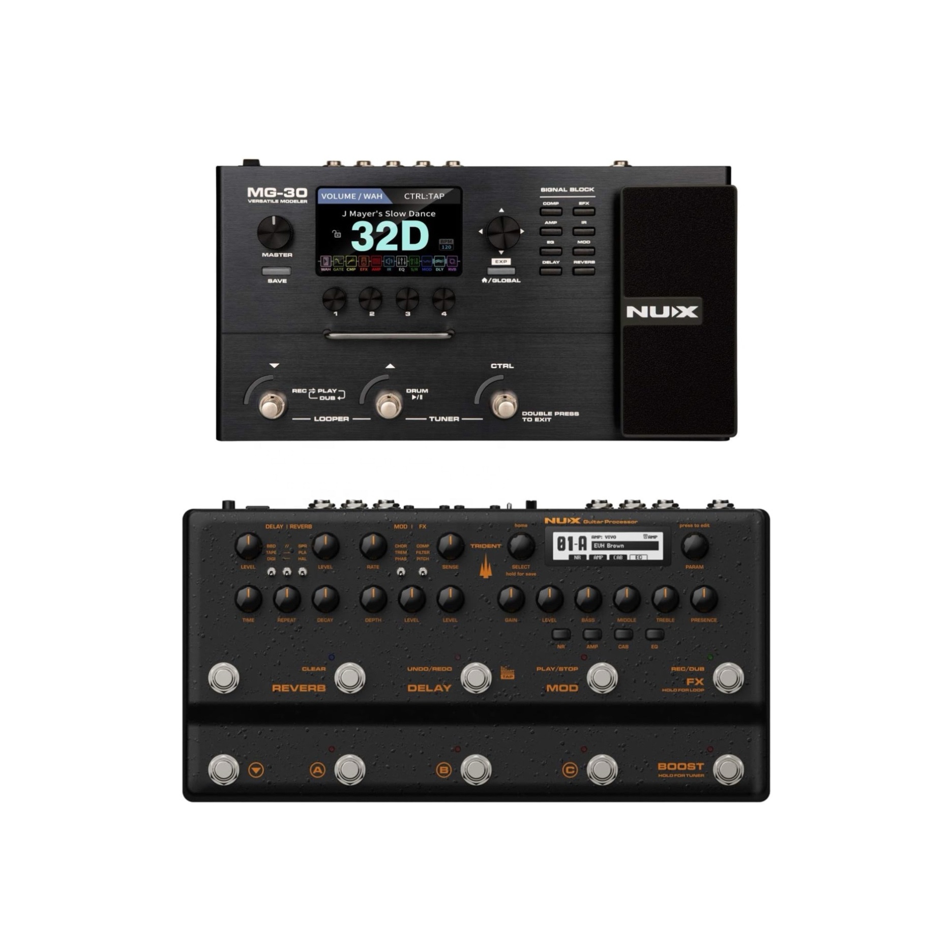 NUX MG30 - Versatile Multi-Effect Pedal for Guitarists