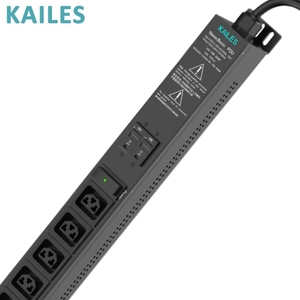 Kailes (KLS) K22 cơ bản PDU loạt 32A 1 giai đoạn C39 18-ổ cắm vỏ màu đen công nghiệp sử dụng 200-240VAC đầu ra hot-swappable điện - Product Image 2
