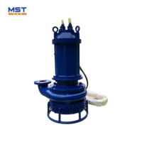 Pompe à boue submersible avec agitateur, pompe hydraulique de dragage de sable 6 pouces