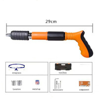Kit de pistolet à clous manuel mini en acier inoxydable avec capacité de clouage de 27-42 mm pour la construction et le travail du bois DIY haute efficacité