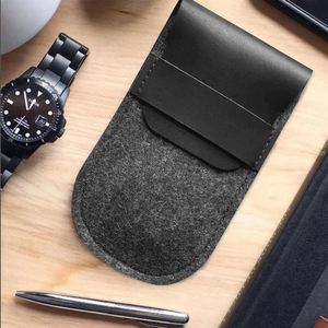 Estuche de Reloj de Cuero PU Hecho a Mano con Grabado Personalizado, Caja Protectora Portátil para un Solo Reloj, Regalo Promocional - Product Image 2