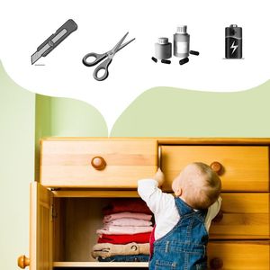 Thần Đồng dc004 bán buôn nhựa đa mục đích ẩn nam châm mạnh mẽ khóa cho tủ & ngăn kéo - Product Image 6