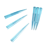 Personnalisé 10ul 200ul 300ul1000ul Embouts de micropipette stériles en plastique Fournitures médicales Pipettes expérimentales avec graduation
