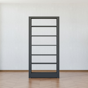 Estantería de Acero Minimalista con Marco Abierto, Estante Metálico para Estudio, Oficina, Exhibición, Librería, Biblioteca - Product Image 2