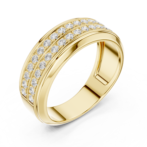 Bague en diamant de qualité supérieure pour femmes, design de bijoux sophistiqué, idéale pour les fiançailles, les anniversaires et les célébrations, disponible à la vente - Product Image 6