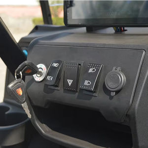 รถกอล์ฟไฟฟ้าแบบ 4 ที่นั่ง พร้อมกล่องขนส่งแบบแบนสำหรับขนส่งสินค้าในสนามบิน - Product Image 6