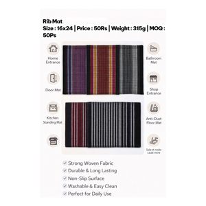 Alfombra Antideslizante de Poliéster Suave de 16x24 Pulgadas para Uso en Baños de Hogares u Hoteles - Product Image 3