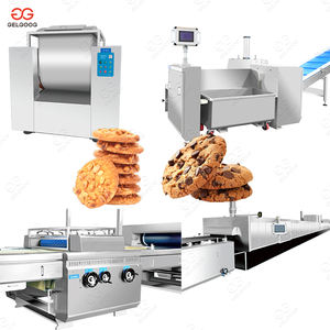 Ligne de production complète de biscuits de taille moyenne, en forme de noix de cajou, fourrés aux dattes, à base de biscuits coupés au fil - Product Image 1
