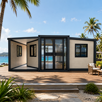 Maison Modulaire Préfabriquée Extensible en Acier de 40 Pieds avec Design Moderne, Pod de Luxe pour Hôtels et Bureaux, Certifiée CE ISO
