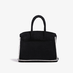 Borsa Tote da <span class=keywords><strong>Donna</strong></span> Classica e Alla Moda con Fibbia Dorata, Grande Capacità, Realizzata in Tessuto Spugna - Product Image 3