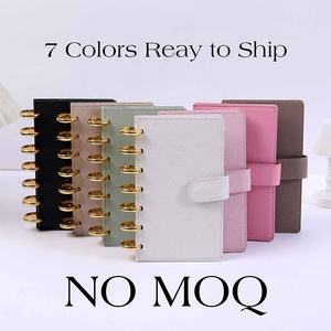 होंगबो सबसे ज्यादा बिकने वाली 7-रंग डिस्क-बाउंड ए 6 एम्बॉस्ड पेबल बजट बिंदर प्लानर सिस्टम के रूप में नकद लिफाफे के साथ - Product Image 2