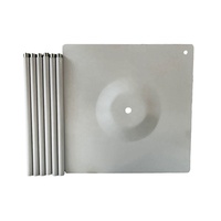 Support de colonne de ballon en métal de couleur blanche de haute qualité avec base pour les décorations de fête de remise des diplômes d'anniversaire de mariage de bébé