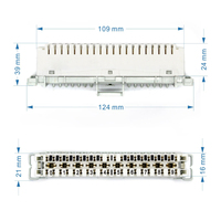 Modulo di Disconnessione per Sistemi di Telecomunicazione 10 Coppie Krone LSA DOWELL DW-6089 1 102-02 Terminazione IDC 22AWG Crema