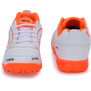 Orange <b>White</b> Men's Spring Sports Shoes Lightweight Breathable <b>Cricket</b> Running Sneakers Non Slip Comfortable Daily Training - Product Image 4