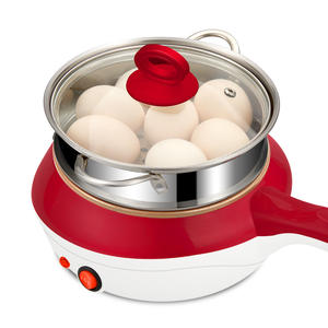 Sartén eléctrica mini Lingrui XB-3106 de 700W, de acero inoxidable, multifuncional, para cocinar huevos y preparar desayunos. - Product Image 3