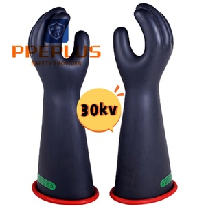 厂家直销安全手套橡胶乳胶IEC60903线人电气绝缘手套0级2级<span class=keywords><strong>3</strong></span>级 - Product Image 2