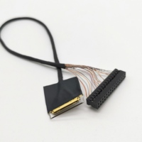 Câble d'affichage LCD LVDS 40Pin LED avec interfaces à deux canaux et 6 bits
