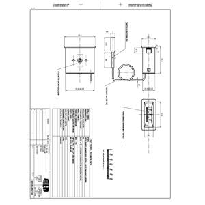 Thermomètre RO-88 corps noir, capillaire mm.1500 recouvert de PVC, température 0+120C div.2C, cadran blanc chiffres numériques noirs, - Product Image 1