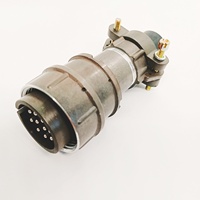 Conector Circular 2PM de 10 Pines, Conector MIL Ruso 2PM24J10QB2, Conector de Aviación Resistente a Altas Temperaturas
