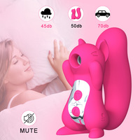 Tiefenmassage-Vibrator in Eichhörnchenform, Zungensaugvibrator, Nippelsauger-Massagegerät