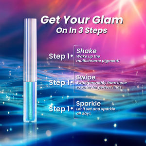 <span class=keywords><strong>Crayon</strong></span> Eyeliner Multichrome Vegan Duochrome Étanche Métallique Coloré Liquide Noël Caméléon <span class=keywords><strong>de</strong></span> Nouvelle <span class=keywords><strong>Couleur</strong></span> Vente en Gros - Product Image 3