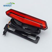 Kit universel de phare, feu arrière, clignotants gauche/droite, feu stop et interrupteur intégré 36V 48V 60V pour vélo électrique
