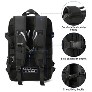 Custom Manufacturer Custom Logo Large Expandable Waterproof Usb Charging Business Laptop <b>Travel</b> <b>Backpack</b> Men <b>Women</b> <b>Backpack</b> - Product Image 4