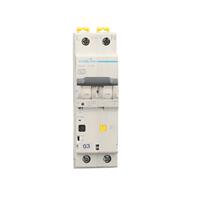 Disjoncteur miniature intelligent blanc basse tension 230V en matériau PA66 certifié CE, protection IP65, capacité de coupure 6kA HT